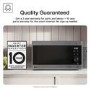 LG MJ3965BPS 39L 1100W Convection Microwave Oven with Touch Control Panel - Black