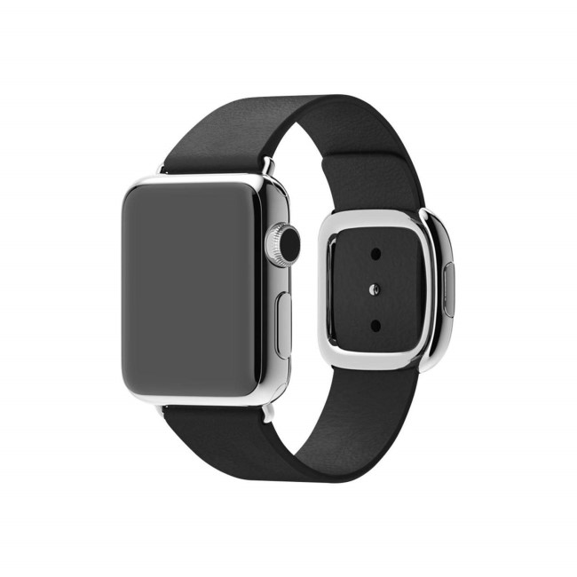 Apple 38mm Modern Buckle - Small - watch strap - black - for Watch 38 mm