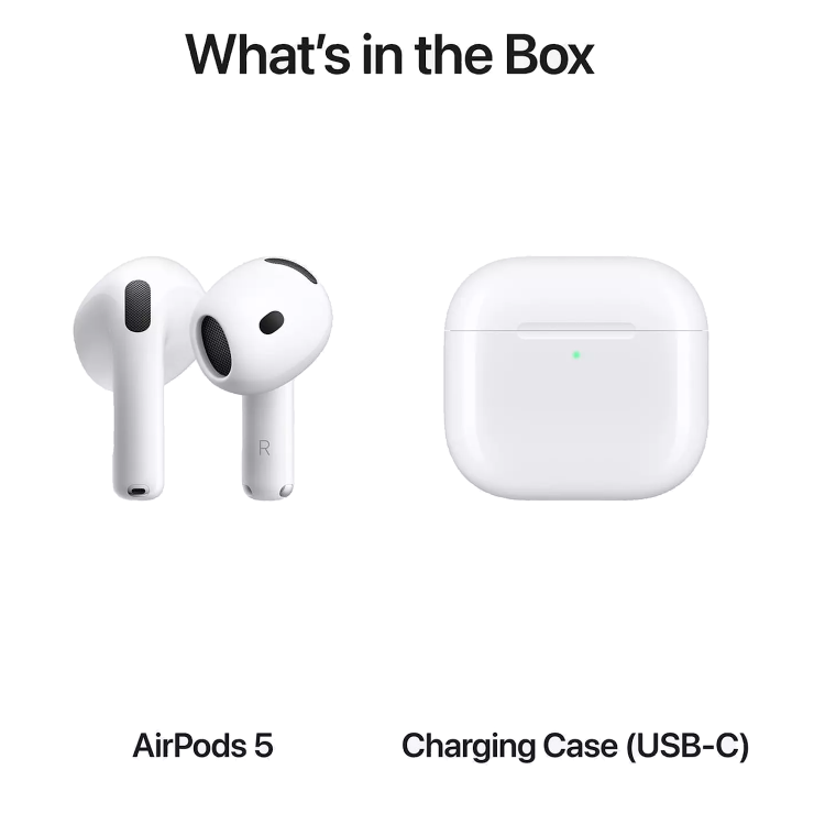 Apple AirPods 5th Gen with Active Noise Cancellation - 2026