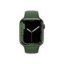 Apple Watch Series 7 GPS + Cellular 45mm Green Aluminium case with clover Sport Band