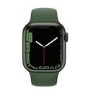 Apple Watch Series 7 GPS 45mm Green Aluminium Case with Clover Sport Band