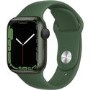 Apple Watch Series 7 GPS 45mm Green Aluminium Case with Clover Sport Band