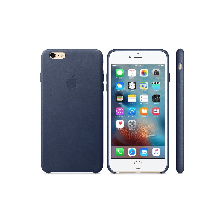 Apple iPhone 6 Plus / 6s Plus Leather Case - Midnight Blue