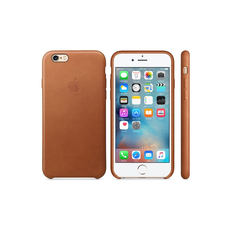 Apple iPhone 6 / 6s Leather Case - Saddle Brown