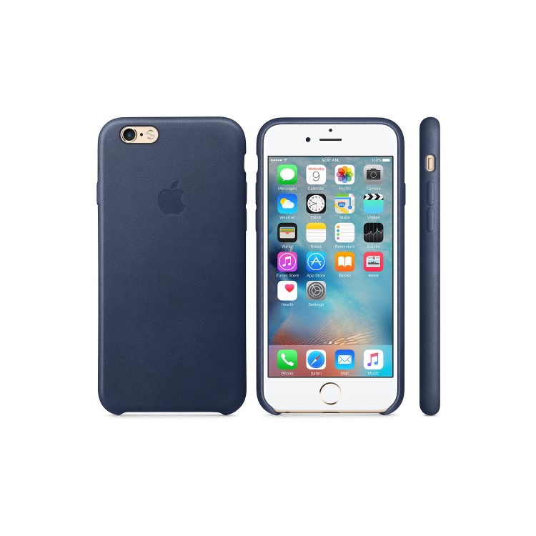 Apple iPhone 6 / 6s Leather Case - Midnight Blue