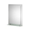 GRADE A1 - Croydex Devoke Rectangular Double Layer Mirror with Shelves