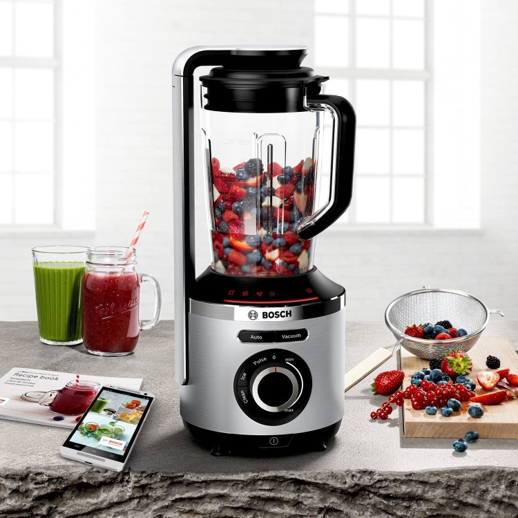 Bosch MMBV625M VitaMaxx 1000W Vacuum Blender - Silver