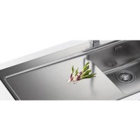 Franke MMX661R Mythos 1.5 Bowl SilkSteel Sink with Right Hand Drainer