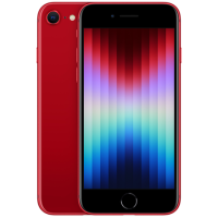 Refurbished Apple iPhone SE 3rd Gen 64GB 5G SIM Free Smartphone - Red