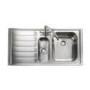 Rangemaster MN10102L Manhattan 1010x515 1.5 Bowl LHD Stainless Steel Sink