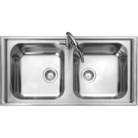 Rangemaster MN10105 Manhattan 1010x515 2.0 Bowl Stainless Steel Sink