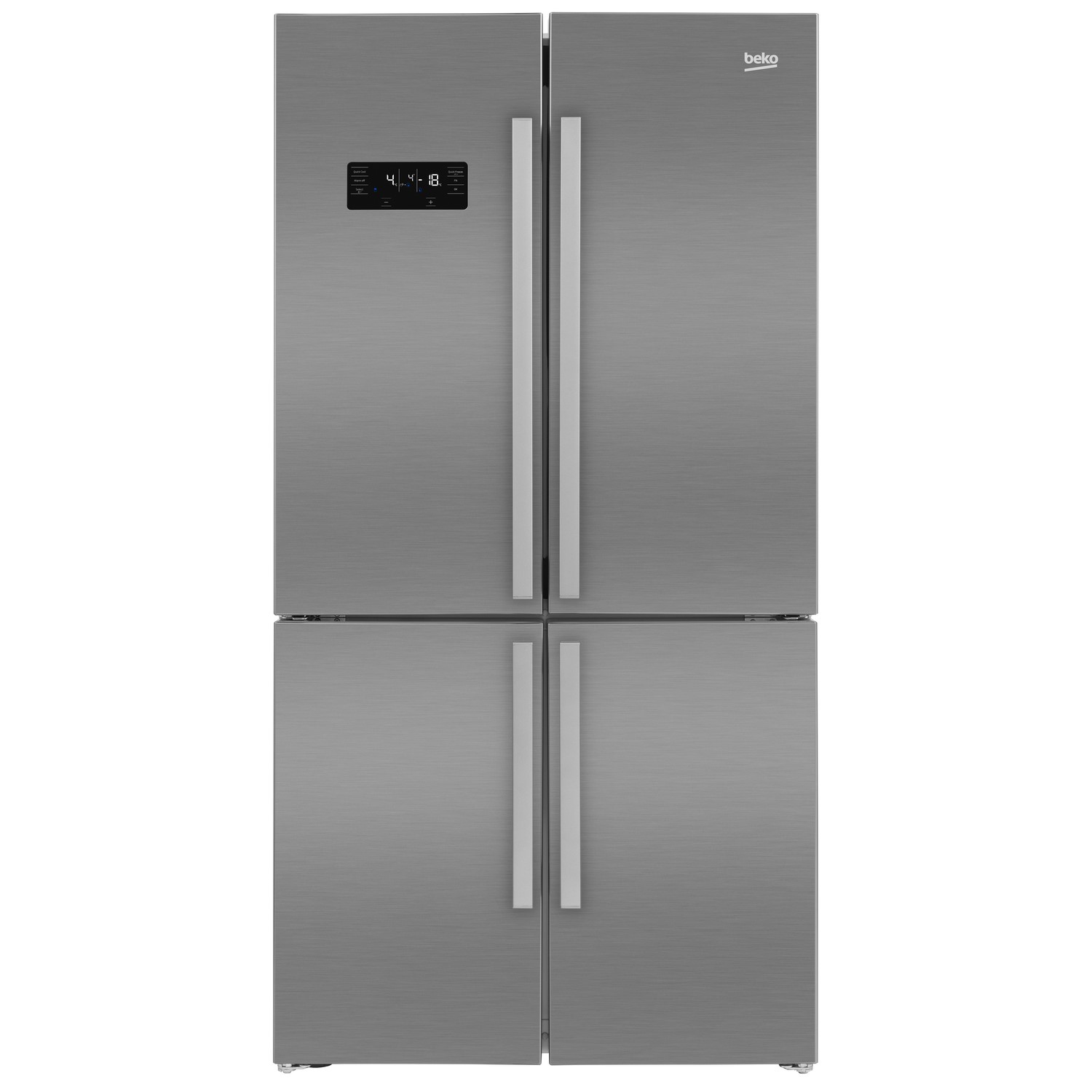 Refurbished Beko MN1416224DPX Freestanding 541 Litre Frost Free Fridge Freezer