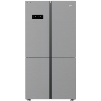 Beko 572 Litre 4 Door American Fridge Freezer - Stainless Steel