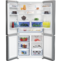 Beko 572 Litre 4 Door American Fridge Freezer - Stainless Steel