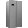 Beko 572 Litre 4 Door American Fridge Freezer - Stainless Steel