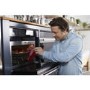 GRADE A1 - Hotpoint MN314IXH 22L Built-in Microwave with Grill Stainless Steel