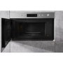 Refurbished Hotpoint MN314IXH Built In 22L with Grill 750W Microwave Stainless Steel