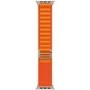 Apple Watch Ultra GPS + Cellular 49mm Titanium Case with Orange Alpine Loop - Small
