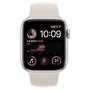 Refurbished Apple Watch SE 2022 GPS 44mm Starlight Aluminium Case with Starlight Sport Band - Regular