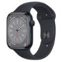 Apple Watch Series 8 GPS 45mm Midnight Aluminium Case with Midnight Sport Band - Regular