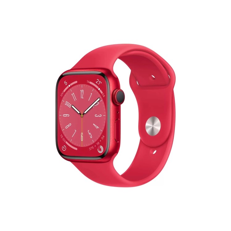 Apple Watch Series 8 GPS 41mm PRODUCTRED Aluminium Case with PRODUCTRED Sport Band - Regular
