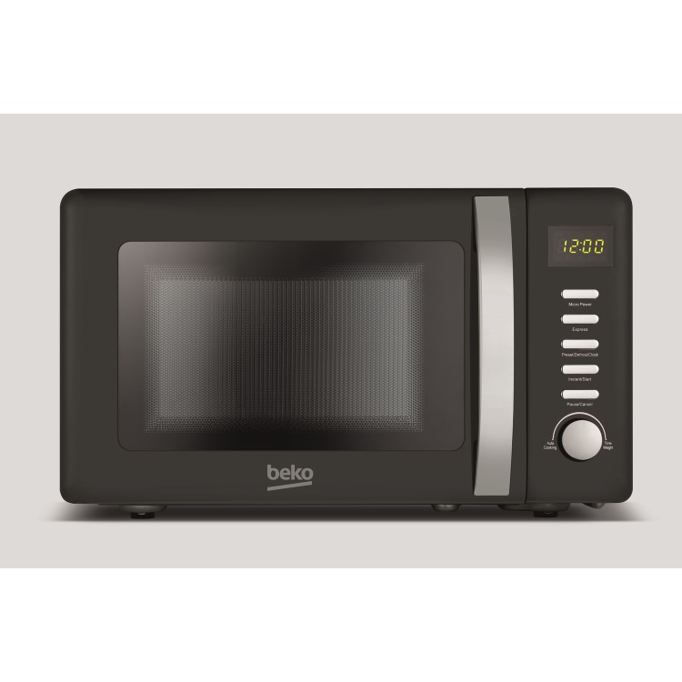 Beko 20L Retro Digital Microwave - Black