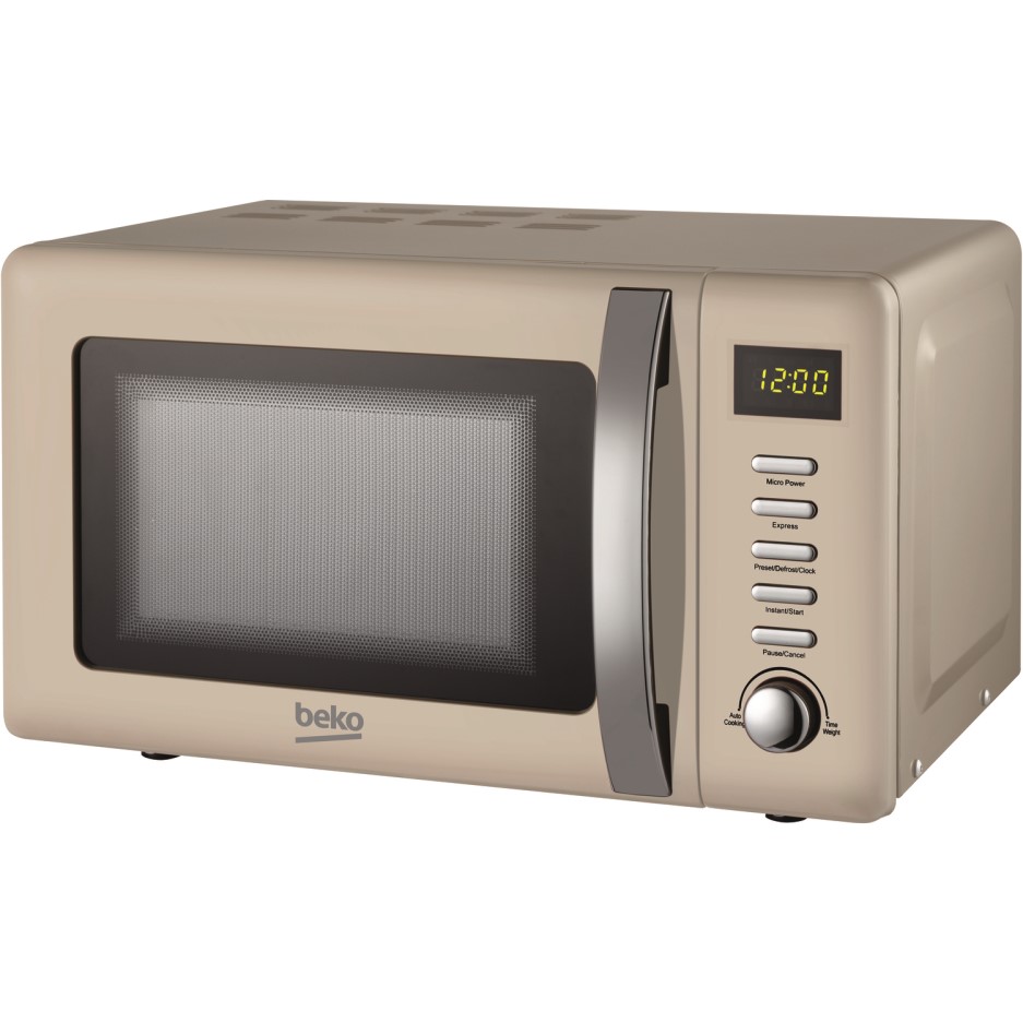 Beko MOC20200C Retro 20L Digital Microwave Oven Cream Appliances Direct