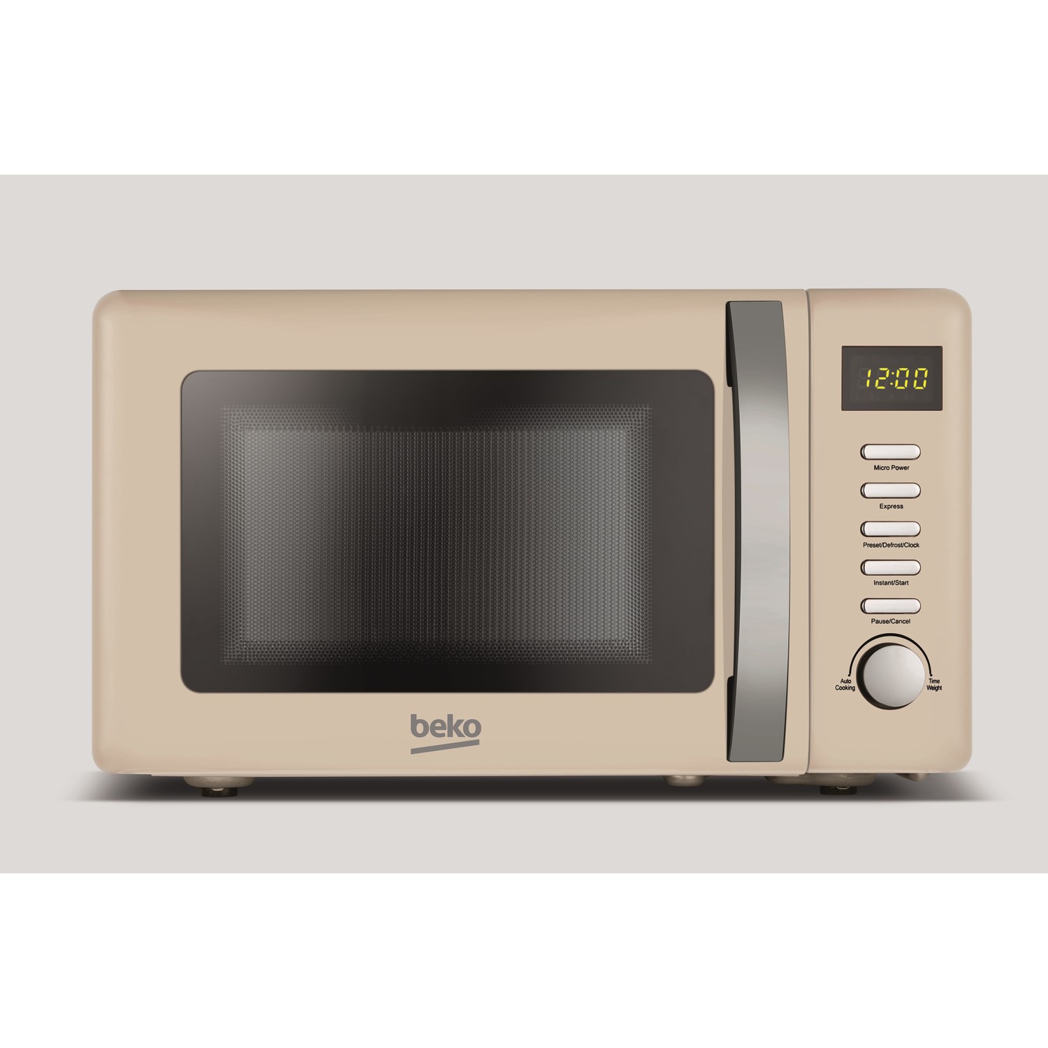 Beko MOC20200C Retro 20L Digital Microwave Oven - Cream MOC20200C