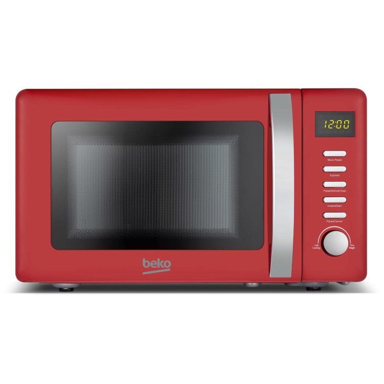 Beko 20L Retro Solo Microwave - Red