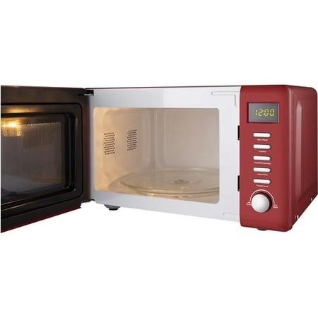 Beko 20L Retro Solo Microwave - Red MOC20200R