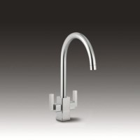GRADE A1 - As new but box opened - Smeg MODENA Chrome Dual Flow Mixer Tap