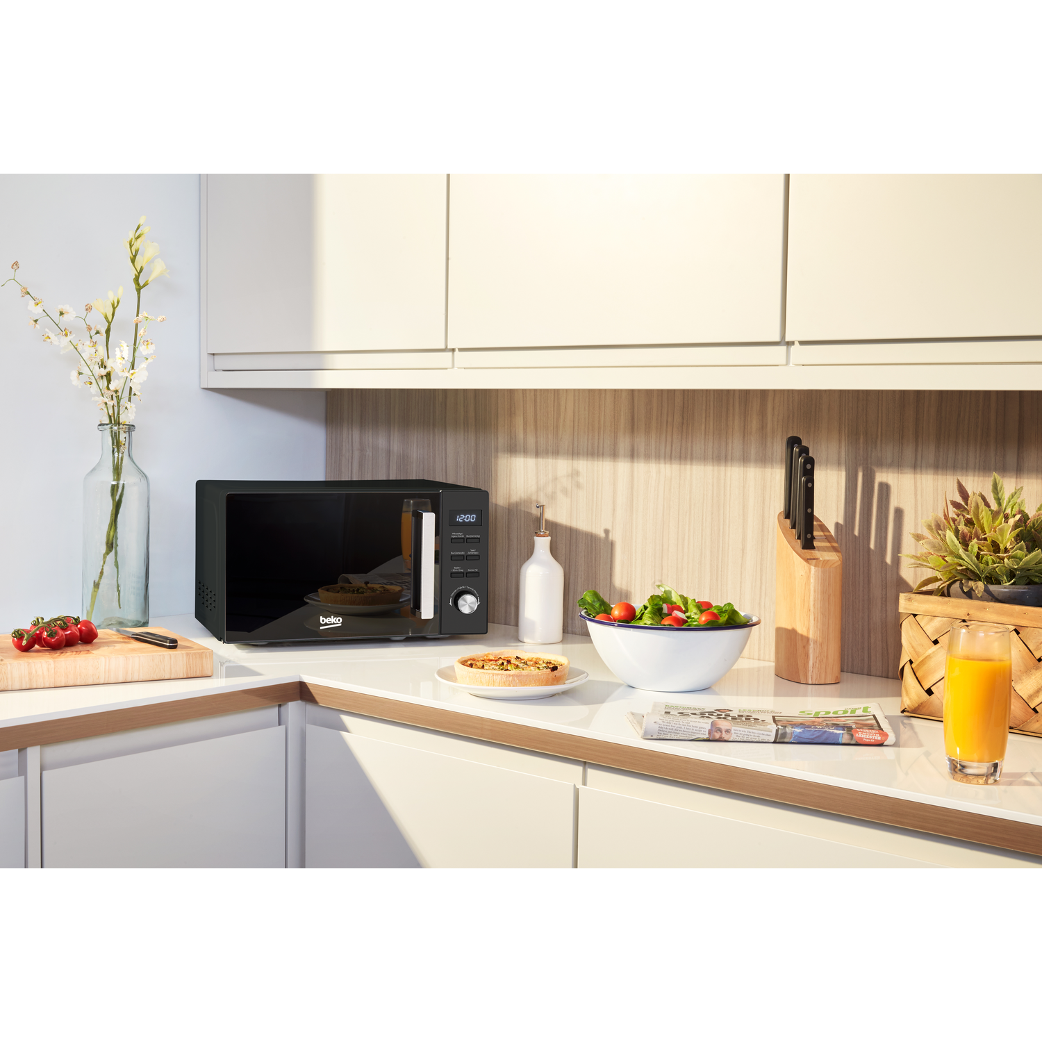 Beko mof20110b 800w discount compact microwave