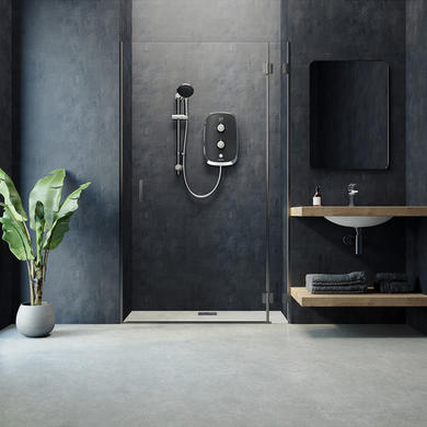 Aqualisa eMOTION 10.5kW Grey Electric Shower
