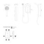 Aqualisa eMOTION 10.5kW Grey Electric Shower