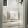GRADE A2 - White Horizontal Single Panel Radiator with Heated Towel Bar 600 x 604mm - Mojave