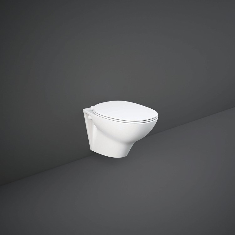 RAK Morning Rimless Wall Hung Toilet and Soft Close Seat