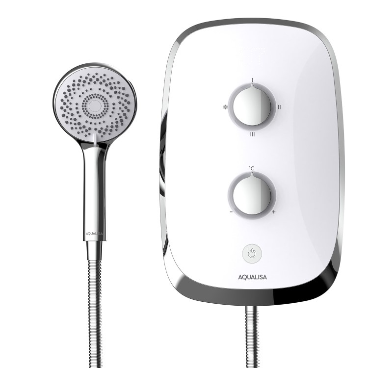 Aqualisa eMOTION Electric Shower - 8.5kw - Arctic White