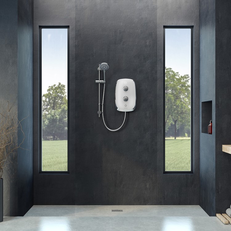 Aqualisa eMOTION Electric Shower - 9.5kw - Arctic White