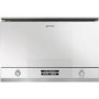 Smeg MP122B Linea Side-opening Built-in Microwave Oven With Grill White