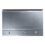 Refurbished Smeg Cucina MP422S Built In 22L 850W Microwave Oven And Grill Silver Glass