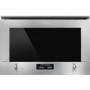 Refurbished Smeg Cucina MP422X1 Built In 22L With Grill 850W Microwave Oven Stainless Steel