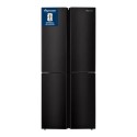 MQ79394EB Fridgemaster 427 Litre Four Door American Fridge Freezer - Black