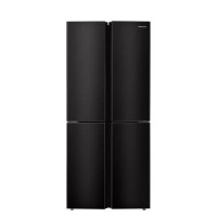 Refurbished Fridgemaster MQ79394EB 427 Litre Frost Free American Fridge Freezer Black