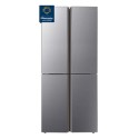 MQ79394ES Fridgemaster 427 Litre Four Door American Fridge Freezer - Silver