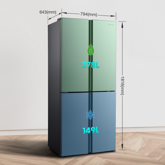 Fridgemaster 4 Door Fridge Freezer At Joel Donovan Blog - View #13