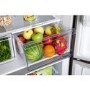 Fridgemaster 394 Litre Four Door American Fridge Freezer With Multiflow  - Black