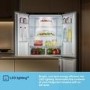 Fridgemaster 427 Litre Four Door American Fridge Freezer - Silver
