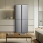 Fridgemaster 427 Litre Four Door American Fridge Freezer - Silver