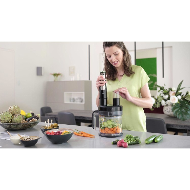 Braun MultiQuick 9 Complete 1200 Watt Hand Blender - Black & Stainless Steel