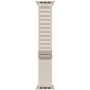 Apple Watch Ultra GPS + Cellular 49mm Titanium Case with Starlight Alpine Loop - Small
